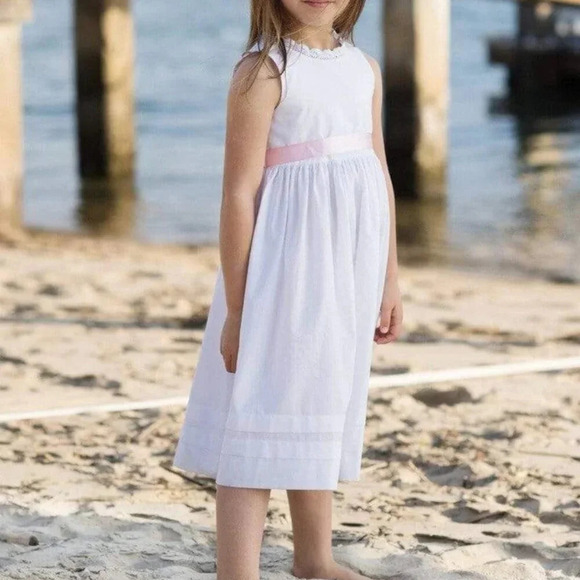 Strasburg girls white flower girl/ communion dress EUC - Picture 3 of 9